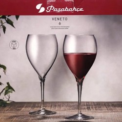 Veneto Red Wine Glasses, Set of 6